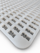 1.5mL silicone gummy bear mold with 296 cavities angled view