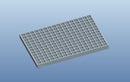Close-up of 8mL cube silicone gummy mold cavities