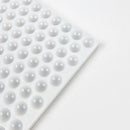 Close-up of 2.6mL hemisphere cavities in a commercial silicone gummy mold