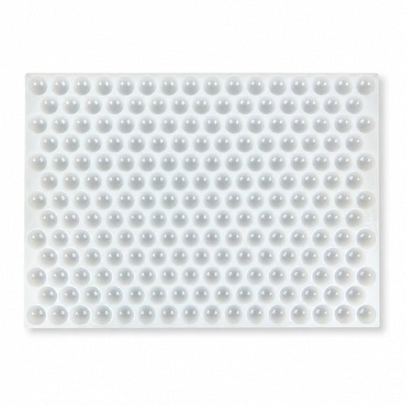 2.6mL hemisphere gummy mold with 202 cavities for commercial gummy production