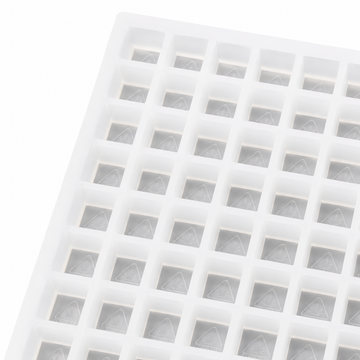 2.9mL compliance logo cube gummy mold angled view