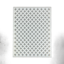 Full vertical top view of an empty 2mL star gummy mold with 192 cavities on a white background