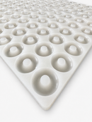 3.4mL peach ring gummy mold with 108 cavities angled view