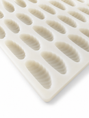 Close-up of 3mL orange slice gummy mold cavity detail
