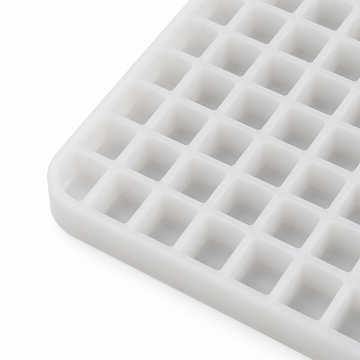 4.6mL square gummy mold with 200 cavities close-up